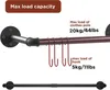 A diagram showing the load capacity of a clothes pole and hooks, with a separate image of a clothes pole below. Produktbild-Vorschau