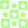Relaxdays Puzzlematte Sterne, 9 Stück, 18 Teile, EVA Produktbild-Vorschau 1
