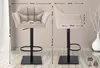 CLP 2er Set Barhocker Damaso Stoffbezug drehbar und Produktbild-Vorschau 2