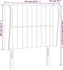 vidaXL Kopfteil mit Ohren Taupe 93x23x118/128 cm Stoff Produktbild-Vorschau 8