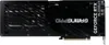 The back of a black graphics card with a cooling fan grille on the left and branding text on the right. Anteprima dell’immagine prodotto