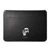 A black laptop sleeve with a Karl Lagerfeld and Choupette graphic. Produktbild-Vorschau