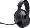 A black JBL Quantum 350 Wireless Gaming-Headset is shown against a white background. Produktbild-Vorschau