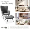 tectake® Sessel Hygge gepolstert Produktbild-Vorschau 7