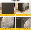 MODFU Ausziehbarer Esstisch mit Stauraum,110-140×80×76 Produktbild-Vorschau 5