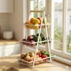 WELLHAUS 3-Etagen Obst Etagere aus Kohlenstoffstahl – Produktbild-Vorschau 9