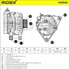 RIDEX 4G0140 Lichtmaschine Generator LiMa 80A 14V für Produktbild-Vorschau 5