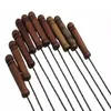 Lagerfeuerspieß 100cm mit Holzgriff | 10 Stück SET | Produktbild-Vorschau 3