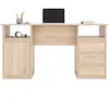 KOMTO Schreibtisch mit Schubladen - Oslo 145 x 65 x 76 cm Produktbild-Vorschau 6