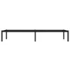 A black metal bed frame on a white background. Náhľad obrázku produktu