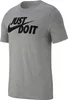Nike M Nsw Tee Just Do It Swoosh Dk Grey Heather/Black M Produktbild-Vorschau 2