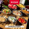 KADAX saladier rond en acier inoxydable « Fjus », saladier Voir les images du produit 2