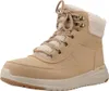 A single beige boot with cream-colored lining is shown against a white background. Voir les images du produit