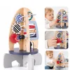 Montessori Holzspielzeug Rakete für Kinder ab 1 Jahr – Produktbild-Vorschau 1
