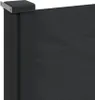 vidaXL Tenda laterale estensibile nera 100x500 cm Anteprima dell’immagine prodotto 9