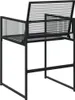 VidaXL 4008578, Taras, Technorattan, Stal, Czarny, 110 kg, Podgląd zdjęcia produktu 7