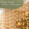 LED Lichtervorhang USB mit Fernbedienung – Lichterkette Produktbild-Vorschau 3