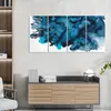 DEQORI Glasbild Echtglas 4x30x60 cm 'Tanz der Tinte' Produktbild-Vorschau 3