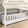 Crazy Pine Letto a Casetta 100x200 cm – Letto Montessori Anteprima dell’immagine prodotto 4