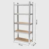 Regał magazynowy metalowy 150x70x30 garażowy srebrny 5 Podgląd zdjęcia produktu 12