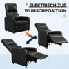 Fernsehsessel Elektrisch mit Liegefunktion, Massagesessel Produktbild-Vorschau 9