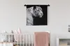 MuchoWow® Wandteppich Wandbehang Tierprofil Tiger in Produktbild-Vorschau 2