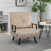 A beige armchair is shown in a living room setting. Náhľad obrázku produktu