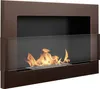 Bioethanol-Wandkamin 650 × 400 Braun Struktur matt mit Produktbild-Vorschau 1