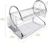 Unyqoos® Suszarka do naczyń dwupiętrowa z wyjmowaną miską o Podgląd zdjęcia produktu 3