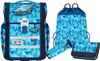 McNeill Schulranzen Ergo Mac Set 4-teilig Race blau Produktbild-Vorschau 1
