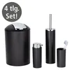 WENKO 4-teiliges Bad Accessoire Set 'Calvo' Produktbild-Vorschau 3