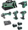 HiKOKI Combo-Kit trapano a batteria avvitatore a impulsi Anteprima dell’immagine prodotto 1