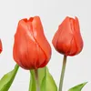 6er Set künstliche Tulpen mit Zwiebel rot grün H. 25cm DPI Produktbild-Vorschau 2