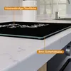 Wallario Herdabdeckplatte aus Glas, Größe 60 x 52 cm Produktbild-Vorschau 4