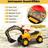 Sitzbagger für Kinder, Kinderbagger mit Helm, elektrischer Produktbild-Vorschau 2