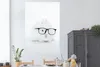 MuchoWow® Poster Kaninchen - Brille - Hipster 120x180 cm - Produktbild-Vorschau 2