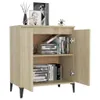 vidaXL Příborník Sonoma Dub 60x35x70 cm výrobek ze dřeva Náhled obrázku produktu 3