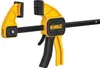 A yellow and black DeWalt clamp is shown against a white background. Produktbild-Vorschau
