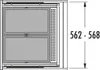 Hailo afvalbak 3301651 Allegro 400, inhoud 2x28 liter, Productafbeelding-voorbeeld 8