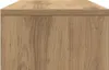 A close-up, front-facing view of a wooden monitor stand. Náhľad obrázku produktu