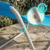 Liegestuhl für Strand, Gartenliege aus Stahl klappbar mit Produktbild-Vorschau 9