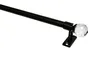 A close-up studio shot of a single curtain rod with a crystal finial. Produktbild-Vorschau