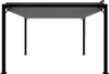 vidaXL Pergola avec toit à lamelles 3x4 m Anthracite Tissu Voir les images du produit 4