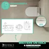 SHELVACI UNIQUE DESIGNS® - Premium Hänge-WC Toilette Produktbild-Vorschau 8