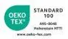 OEKO-TEX STANDARD 100 certification logo and text. Produktbild-Vorschau