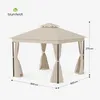 Blumfeldt Mondo Dual Pavilion 3x3 - dvojitá střecha a sítě Náhled obrázku produktu 7