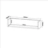 Furniture24 Hängeregal Masha 65 X 15 X 15 Cm Wandregal Produktbild-Vorschau 2