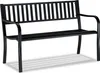 Panchina da giardino Relaxdays, comoda panca a 2 posti, Anteprima dell’immagine prodotto 1