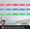 LED Stripe RGB Fernbedienung kürzbar Dimmbar 24W weiß Produktbild-Vorschau 3