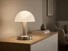 LED Touch Tischleuchte dimmbar - Pilzlampe Silber mit Glas Produktbild-Vorschau 7